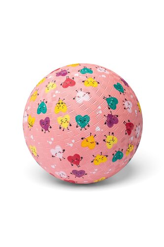 Little L – Rubber bal Hartjes – 18 cm