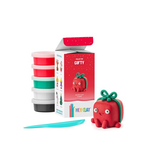 Hey Clay Boetseerklei Gifty - 5 bakjes