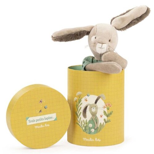 Moulin Roty "Trois Petits Lapins"  Knuffel konijn Salie in Geschenkdoos