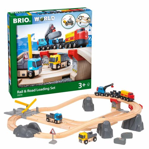 BRIO Rail & Road Loading Set - 33210