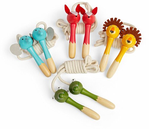 Bigjigs Springtouw Dieren (vier soorten)