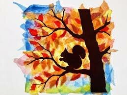 Vogel Geluk - Maak je eigen Transparant / Toverplaat - Squirrel