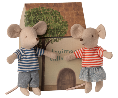 Maileg Muis LouiMax en Stella - Little Brother & Sister