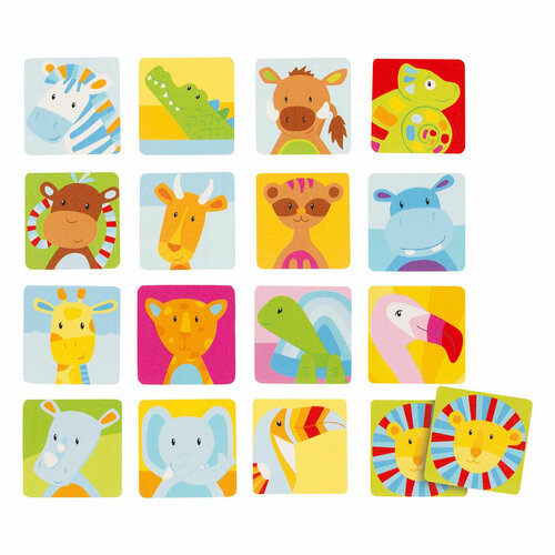 Goki Houten Memory Spel - Safari