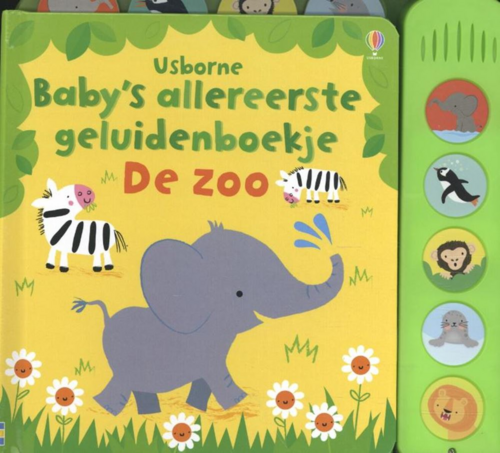 Usborne Geluidenboek - Baby`s allereerste Zoo 1+