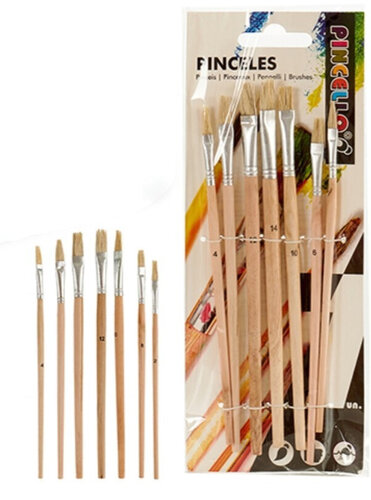 Pincello Kinderkwasten Set - Plat