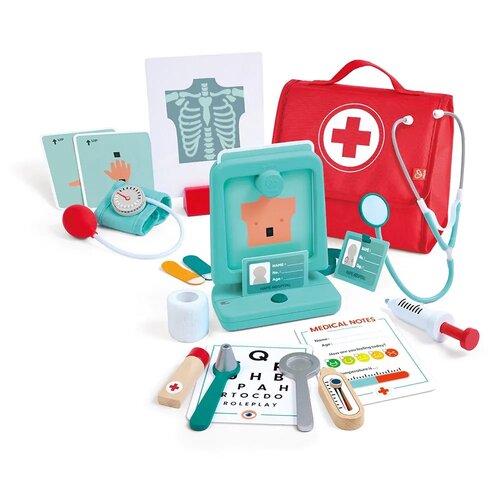 Hape Dokter speelset met röntgenfoto / Little doctor's medical set