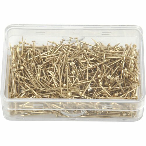 Pony Stalen Kopspelden voor Pailletten en Kralen - Goud