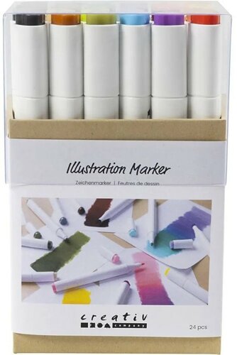 Creative Company Alcohol Markers - 24 Pastel Kleuren