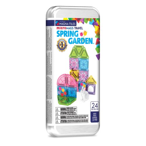 MAGNA-TILES® Micro Mags Travel Set 26 Piece - Spring Garden