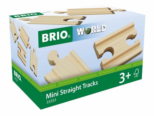Brio - Mini Straight Tracks - 33333