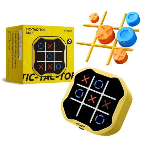 GiiKER Infinite Tic-Tac-Toe Bolt - Yellow  6+