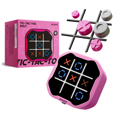GiiKER Infinite Tic-Tac-Toe Bolt - Pink 6+