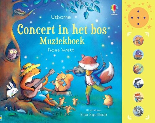Usborne Geluidenboek - Concert in het Bos 3+