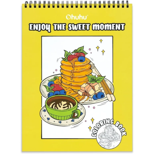 Ohuhu Kleurboek voor Alcoholmarkers - Enjoy the sweet moment