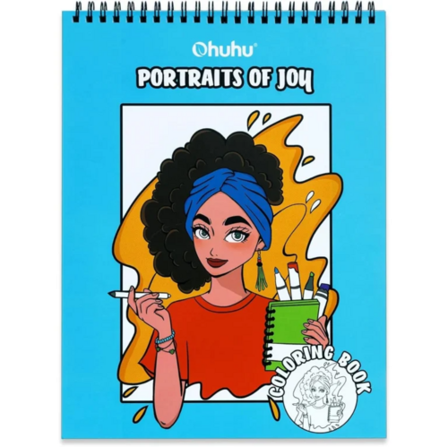 Ohuhu Kleurboek voor Alcoholmarkers - Portraits of joy