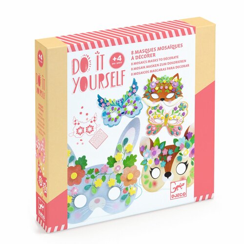 Djeco DIY - Knutselset Maskers versieren Bosdieren