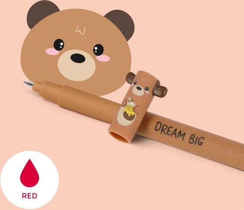 Legami Uitwisbare / Erasable Gelpen - Teddy Bear