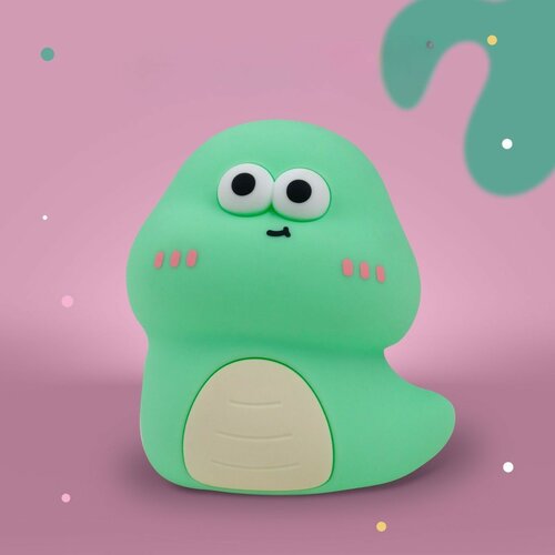 MARY’S Siliconen Nachtlamp - Green Worm 