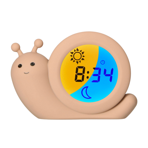 Alecto Slaaptrainer / Wekker - Slak Simon Taupe