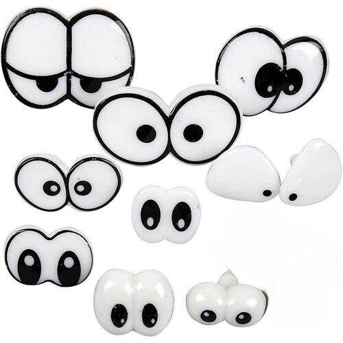 Silk Clay Klei Accessoires - Grappige Ogen 