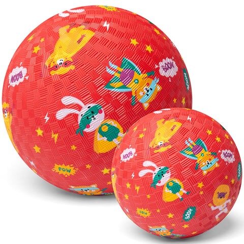 Little L Rubber Bal - Super Heroes Small 13cm