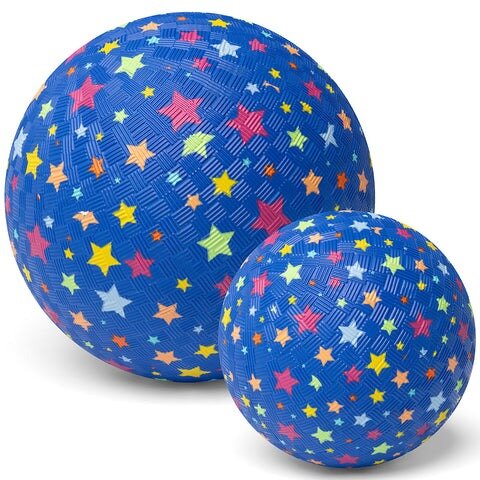 Little L Rubber Bal - Stars Large 18cm
