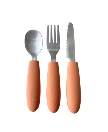 KiddiKutter Kinderbestek - Peach