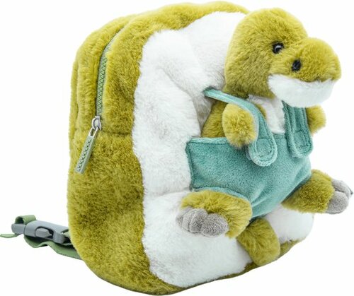 Cute by Felix Knuffel Rugzak met Knuffeltje - Dino Groen