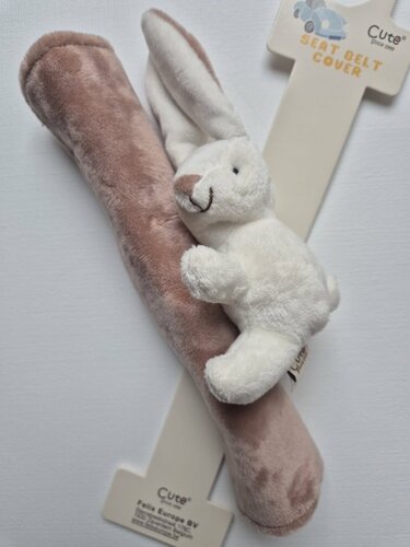 Cute by Felix Pluche Autoriem Hoes - Konijn