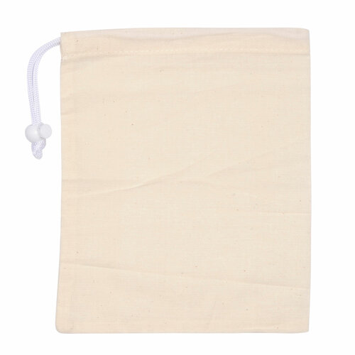 CC Hobby Katoenen Knikkerzak - 21x25cm - Naturel