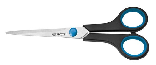 Westcott Schoolschaar soft grip -18 cm - RECHTShandigen - spitse punt