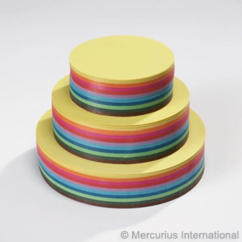 Mercurius Vouwpapier / Vouwblaadjes Rond 12cm