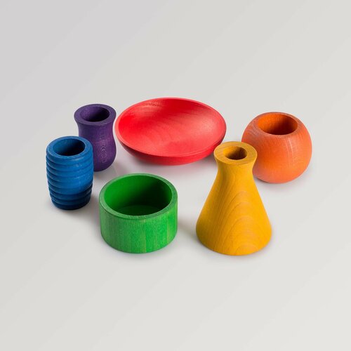 Grapat houten Pots - Potjes