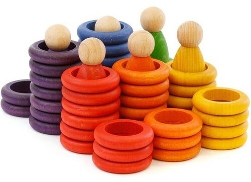 Grapat Nins, Ringen en Munten - Regenboogkleuren