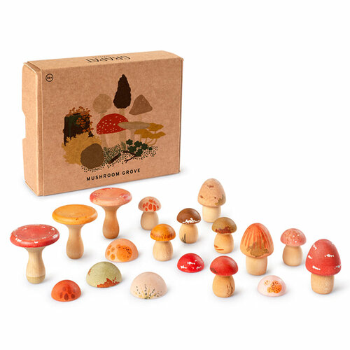 Grapat houten Speelset - Mushroom Grove