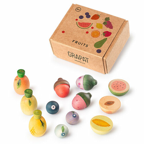 Grapat houten Speelset - Fruits