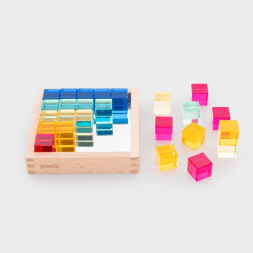 Tickit Spiegeltray - Kubus Edelsteen