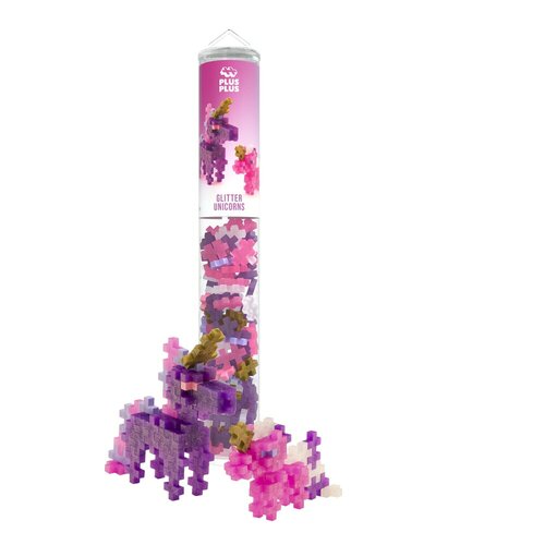 Plus Plus - Glitter Unicorn 100 stuks - Tube