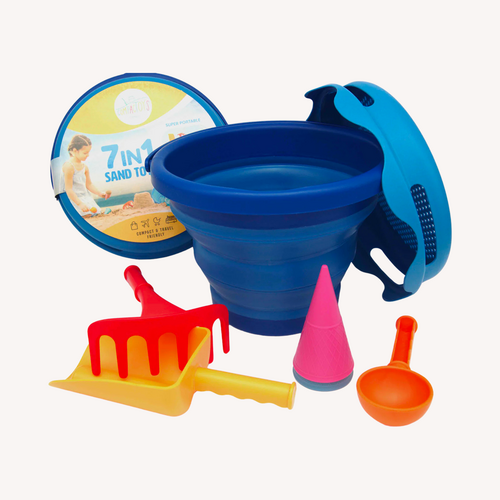 Compac Toys 7-in-1 Strandset - Blauw
