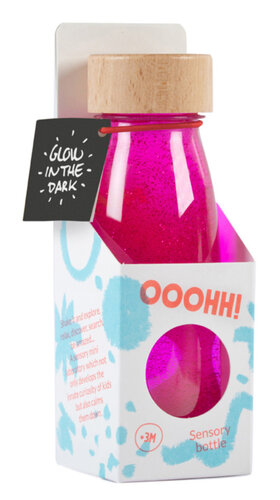 Petit Boum Sensorische fles - Float Bottle Pink Fluor