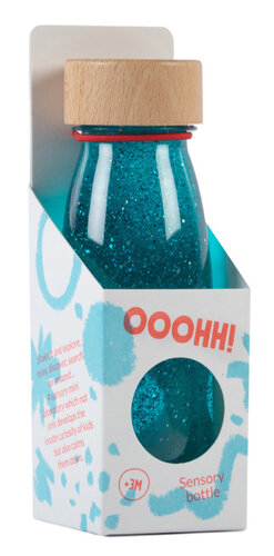 Petit Boum Sensorische fles - Float Bottle Turquoise
