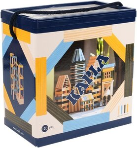 Kapla 120 Box Blue- Yellow- Green | Speel je Wijs
