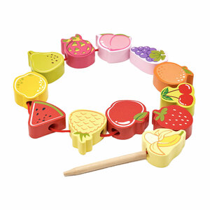 Classic World - Houten Rijgkralen Fruit