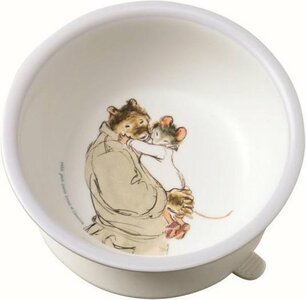 Petit Jours - Ernest & Celestine - Schaaltje met zuignap en Lepeltje  | Speel je Wijs