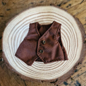 The Wool Family - Gilet Bruin | Speel je Wijs
