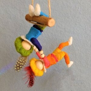 Atelier Pippilotta - Twee Acrobaten Pietjes | Speel je Wijs