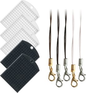 Pixelhobby Set van 5 Medaillons & Color Cords - Zwart/Wit | Speel je Wijs