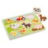 New Classic Toys Inlegpuzzel Chunky Farm - Boerderij | Speel je Wijs